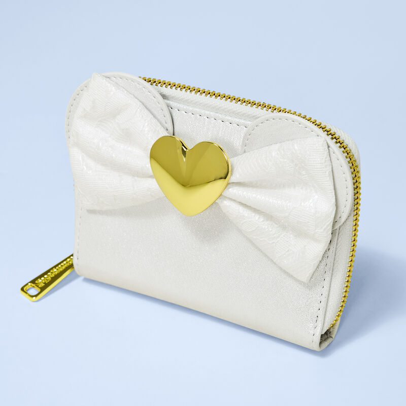 Minnie Mouse Iridescent Lace Wedding Zip Around Wallet LFlifestyle2 view 3